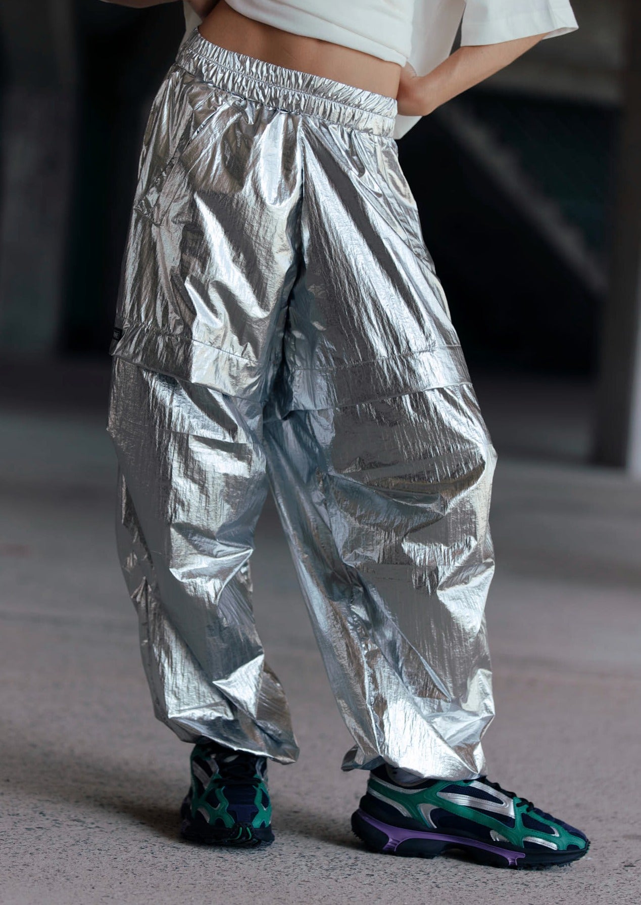 PARACHUTE BOMBA - SILVER