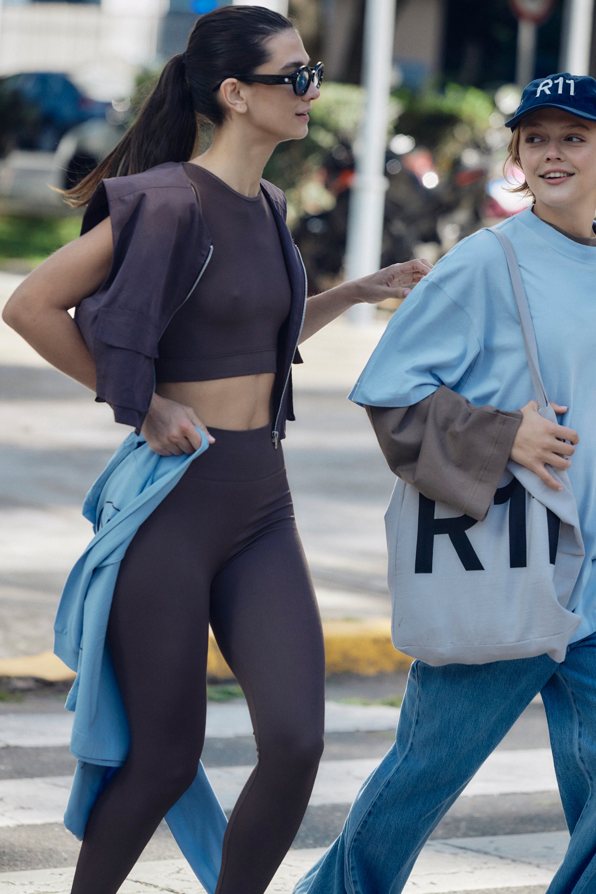 LEGGING R11 - DARK BROWN