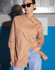 HENDRIX SHIRT - CAMEL