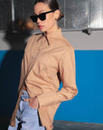 HENDRIX SHIRT - CAMEL