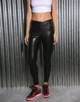 GUMMED LEGGING - BLACK