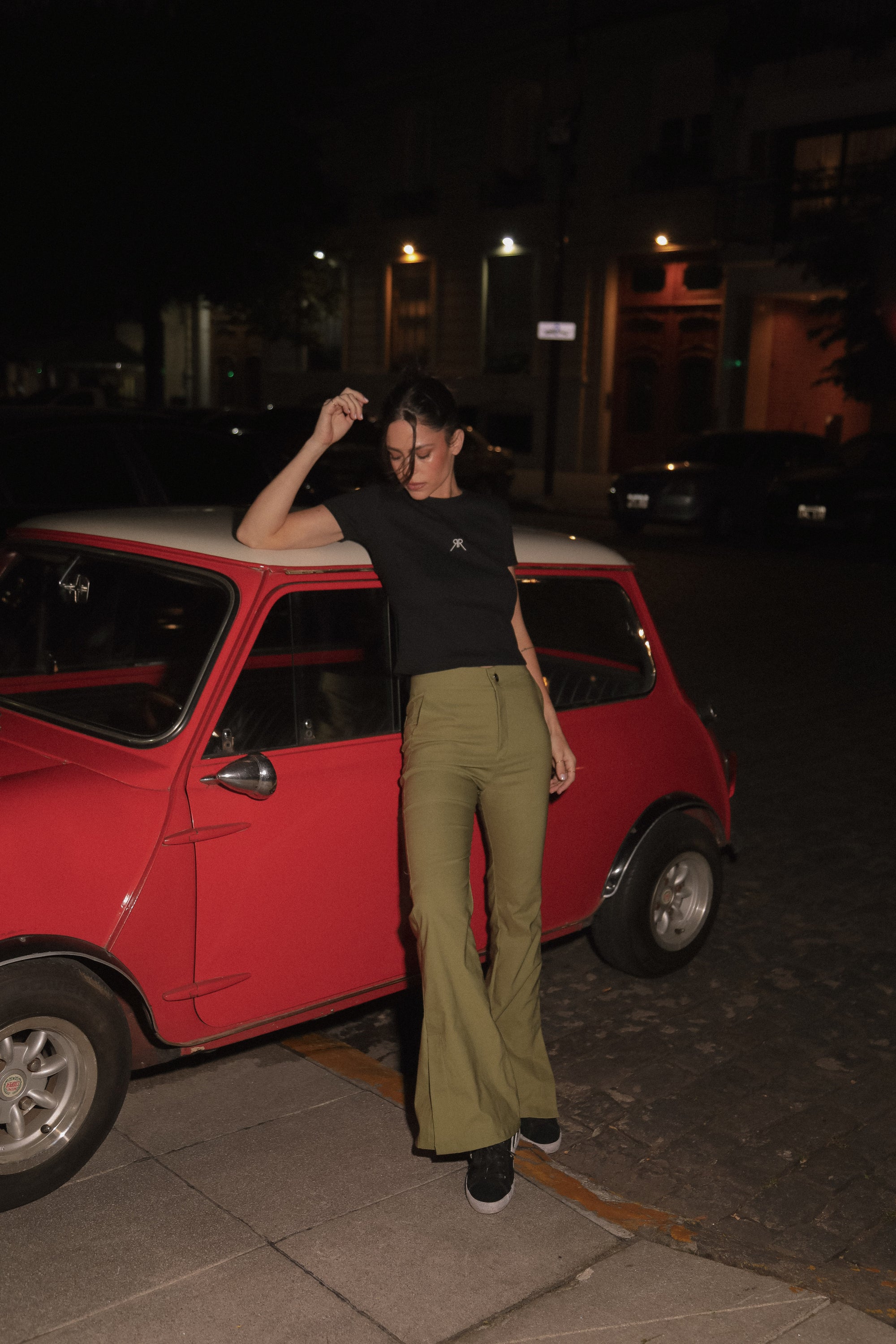PANTALÓN NICKY LISO - ARMY