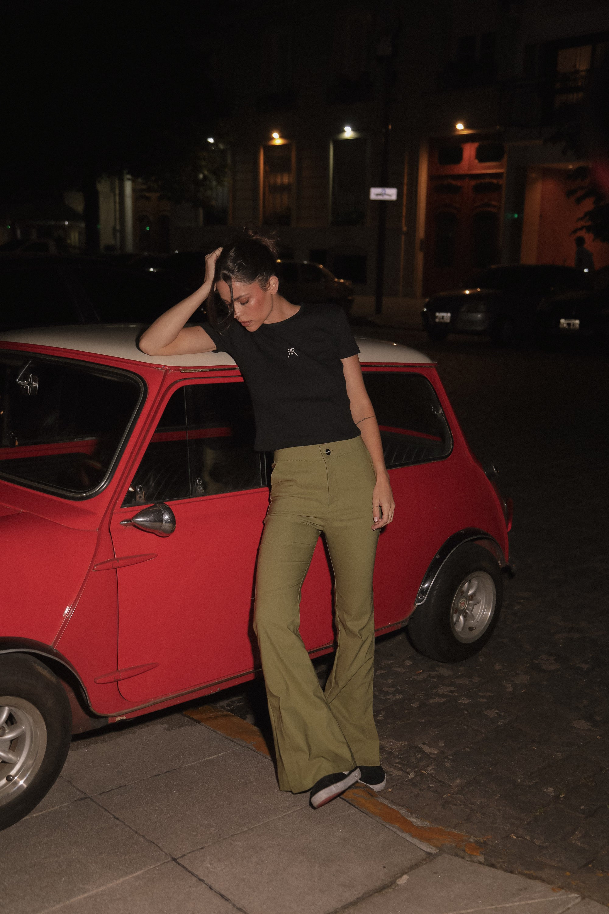 PANTALÓN NICKY LISO - ARMY