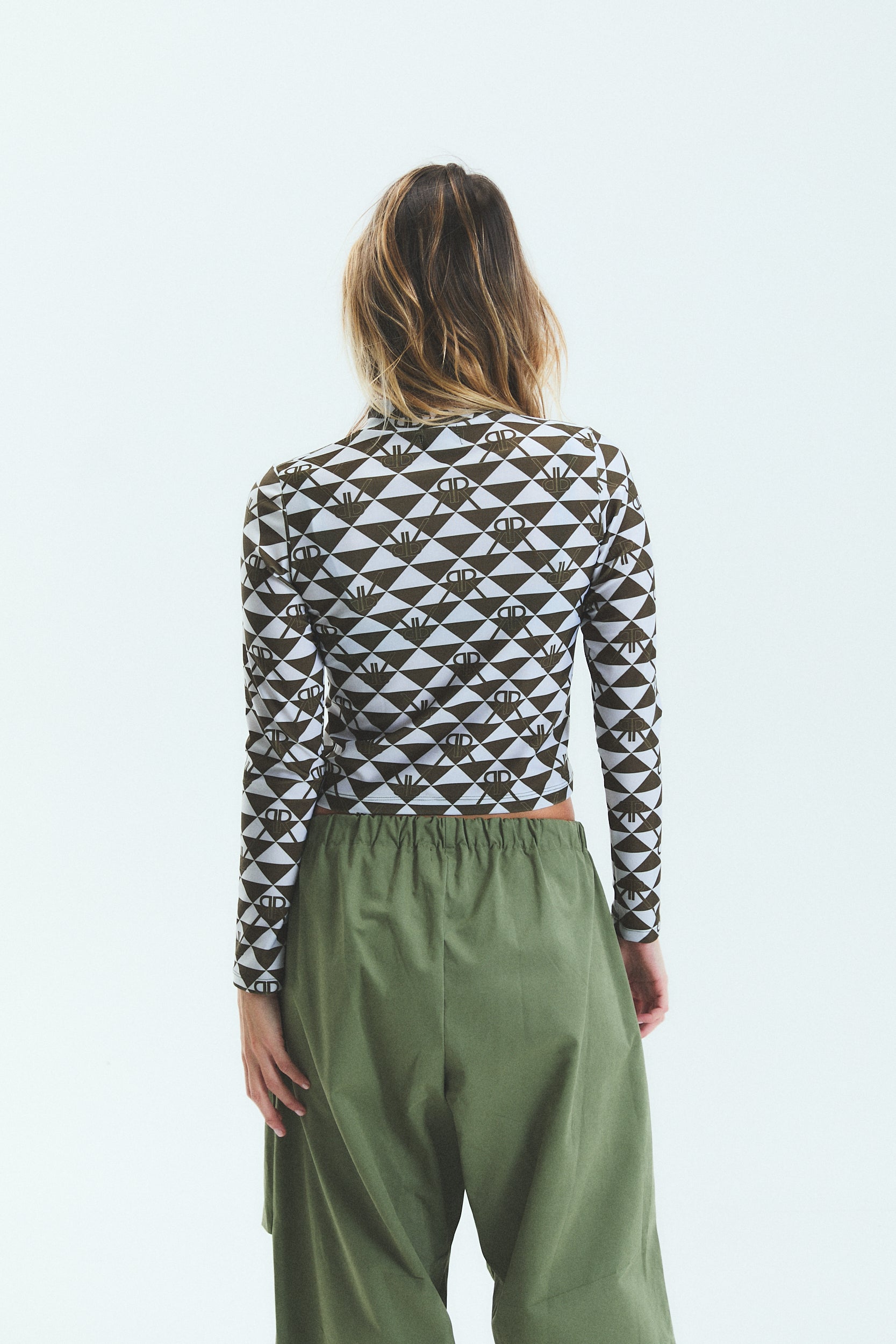POLERA TINI MONOGRAM - GREEN
