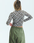 POLERA TINI MONOGRAM - GREEN
