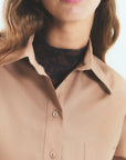 HENDRIX SHIRT - CAMEL