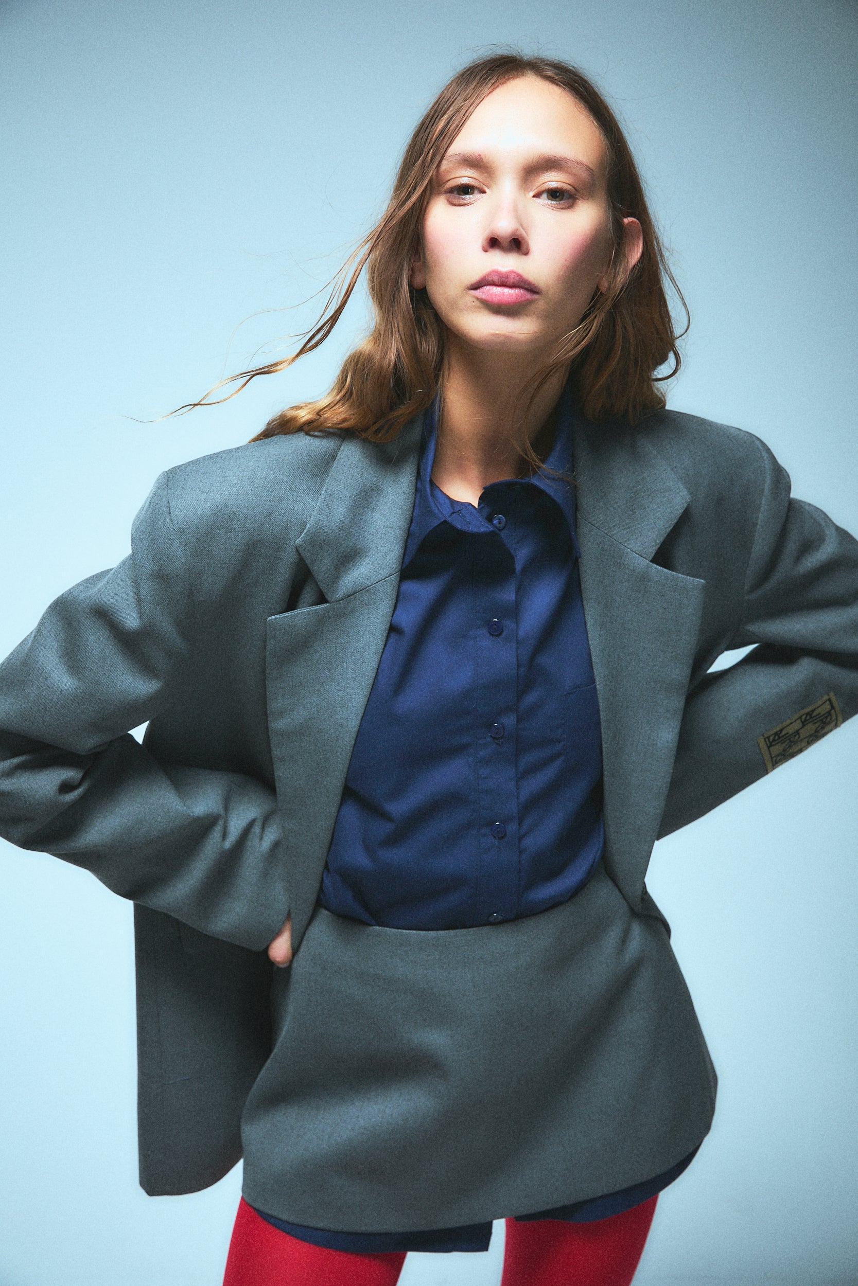 FALDA NIKKO - GREY
