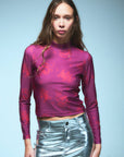 POLERA TINI FUEGO - CEREZA