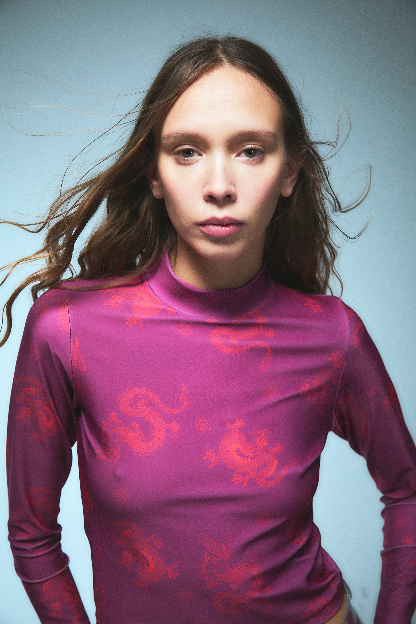 POLERA TINI FUEGO - CEREZA