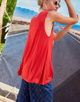 CAIRO TANK TOP - RED