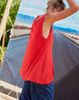 CAIRO TANK TOP - RED