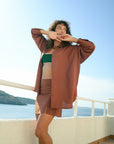 CAMISA MALLORCA - DARK BROWN