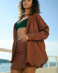 CAMISA MALLORCA - DARK BROWN