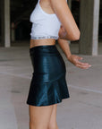 FALDA ATENAS METALLIC - BLACK