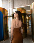FORMENTERA DRESS - CAMEL