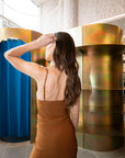 FORMENTERA DRESS - CAMEL