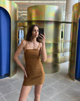 FORMENTERA DRESS - CAMEL