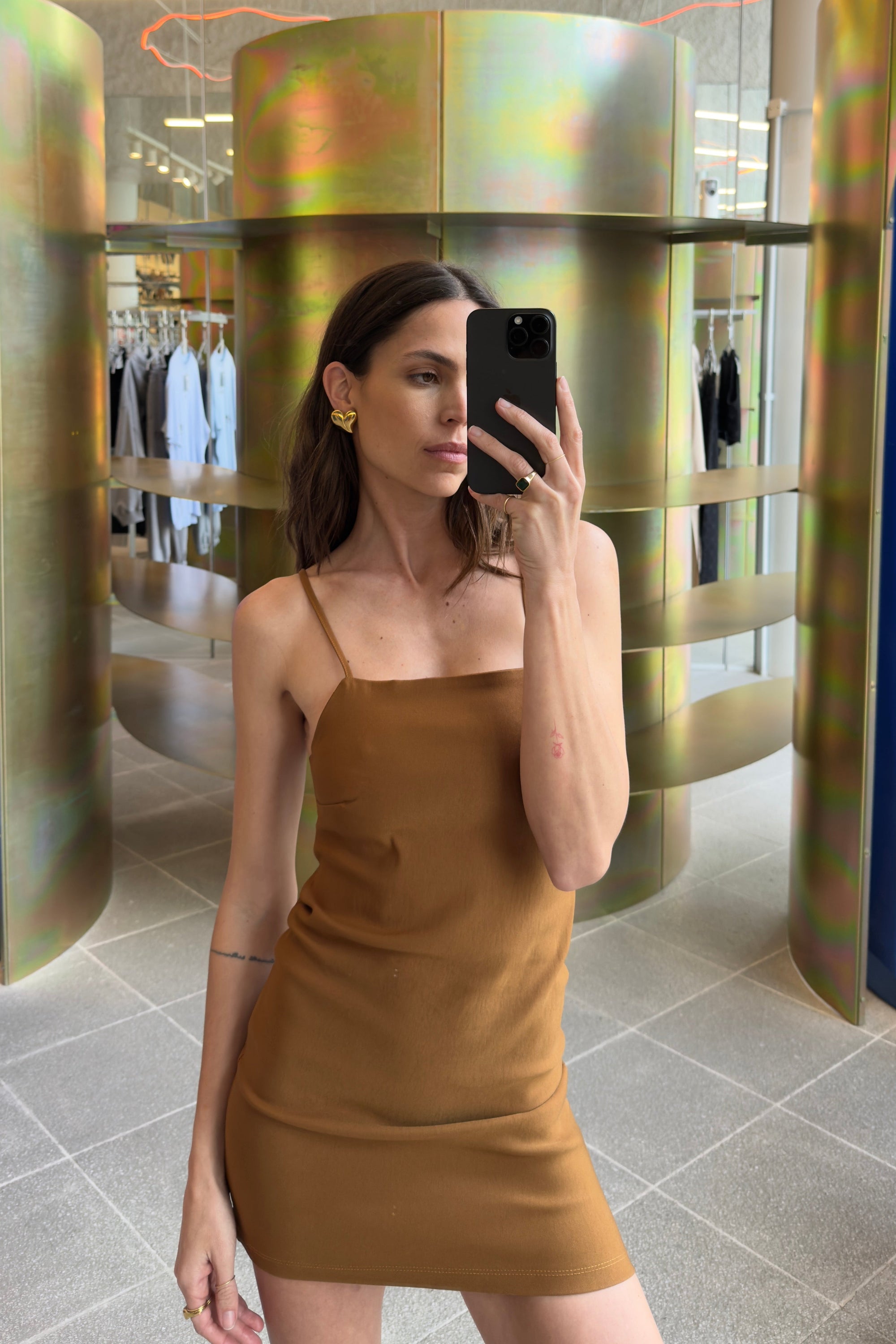 VESTIDO FORMENTERA - CAMEL