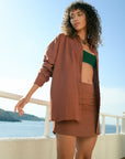 CAMISA MALLORCA - DARK BROWN