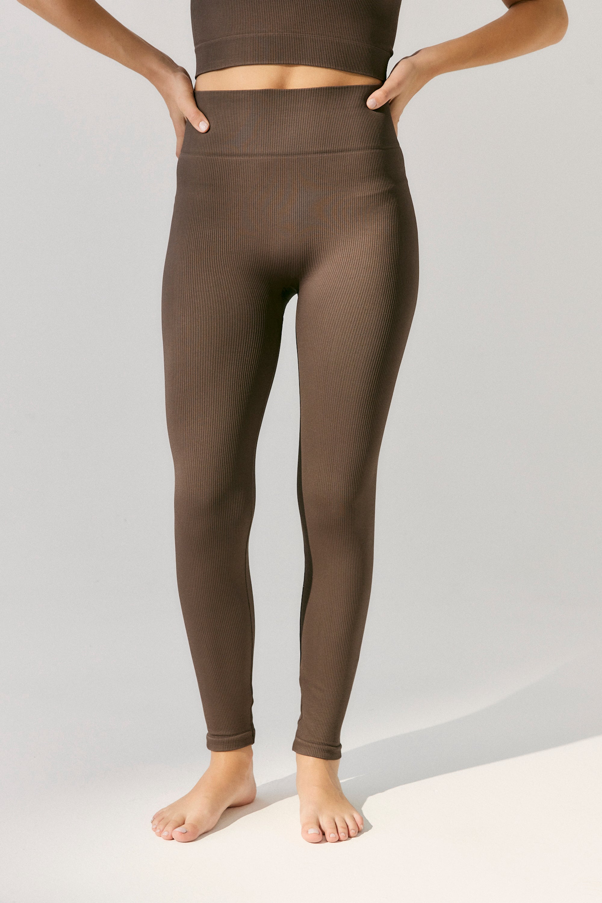 LEGGING R11 - DARK BROWN