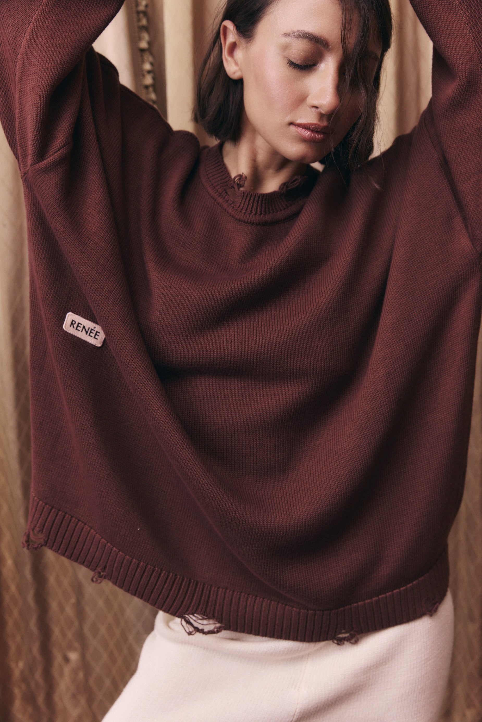 SWEATER OLÍMPICO - COFFEE