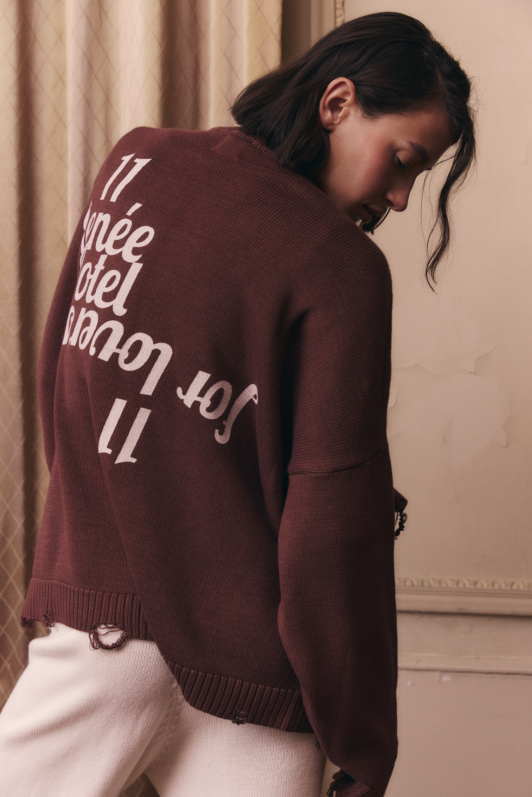 SWEATER OLÍMPICO - COFFEE