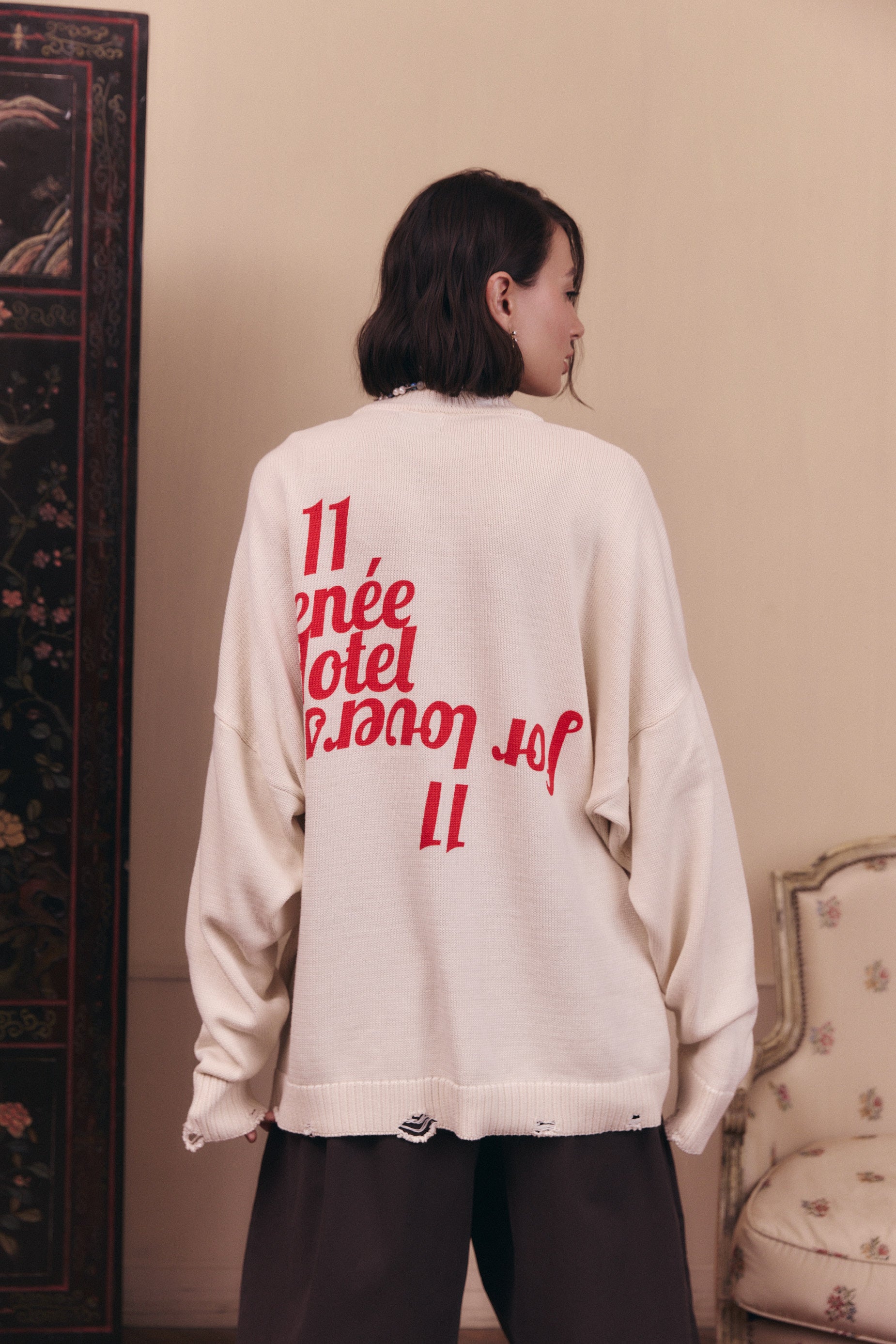 SWEATER OLÍMPICO - OFF WHITE