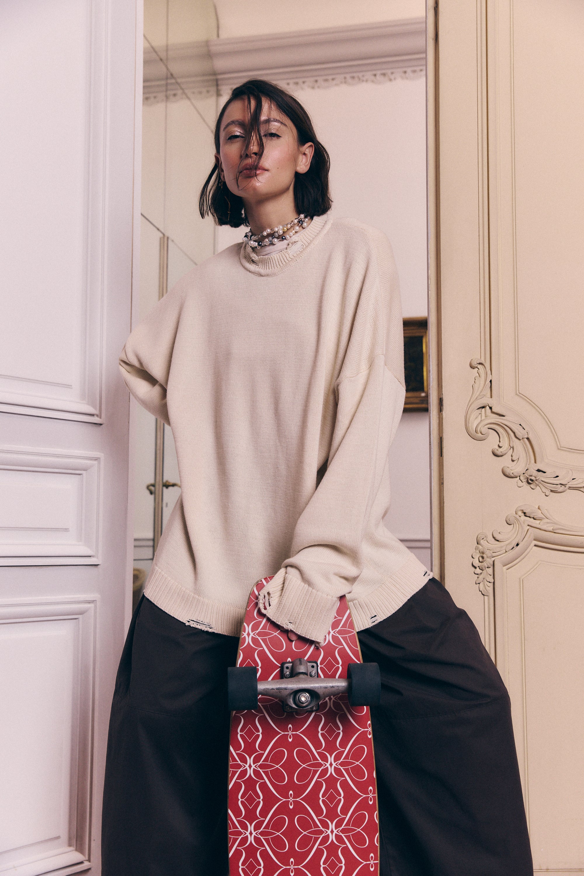 SWEATER OLÍMPICO - OFF WHITE