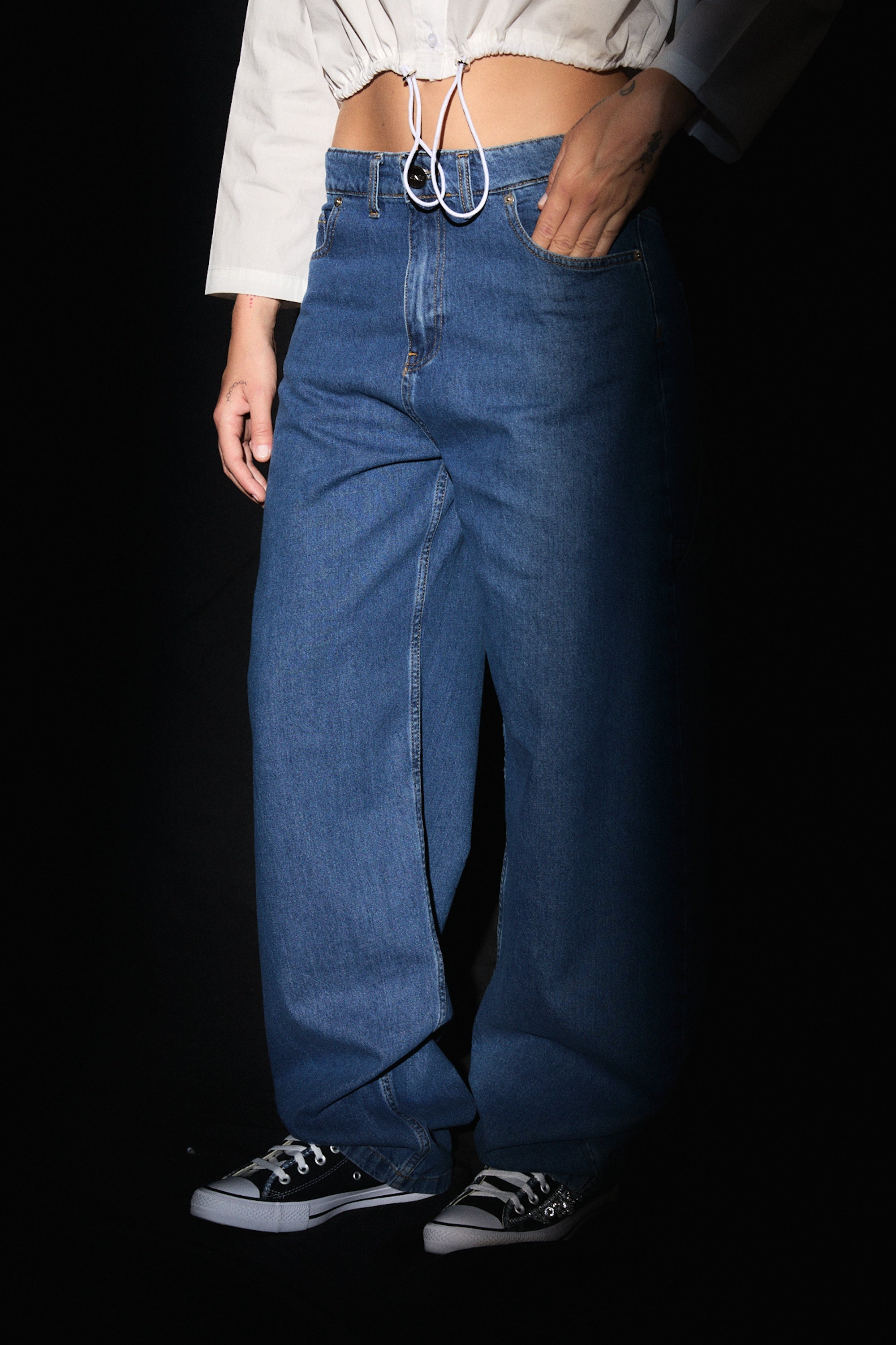 JEAN N°12 - THE BAGGY DARK BLUE