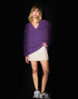 SWEATER FUKUI BATIK - VIOLET