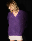 SWEATER FUKUI BATIK - VIOLET
