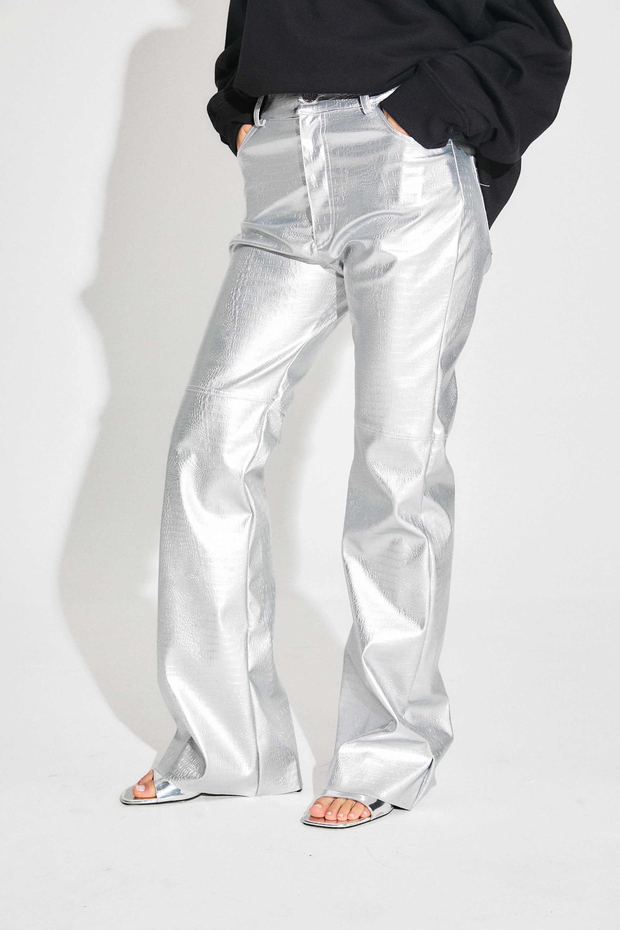 PANTALÓN ALMERÍA CROCO - SILVER