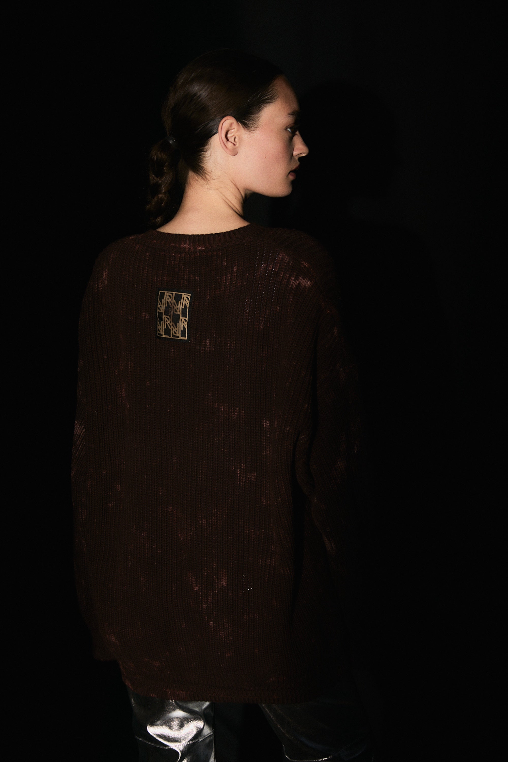 SWEATER FUKUI BATIK - DARK BROWN