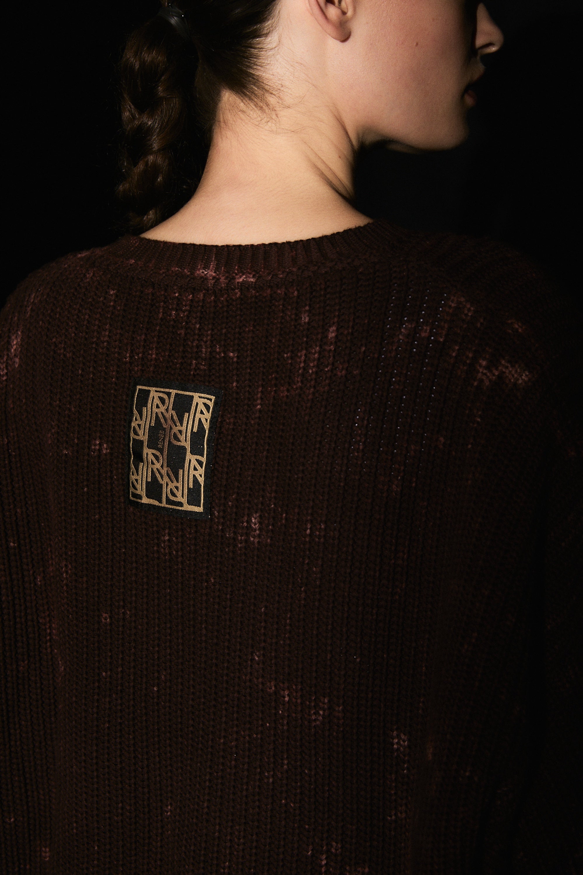 SWEATER FUKUI BATIK - DARK BROWN