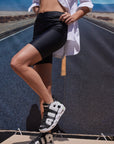 BIKER LEGGINGS - BLACK