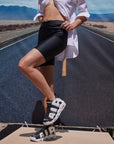BIKER LEGGINGS - BLACK