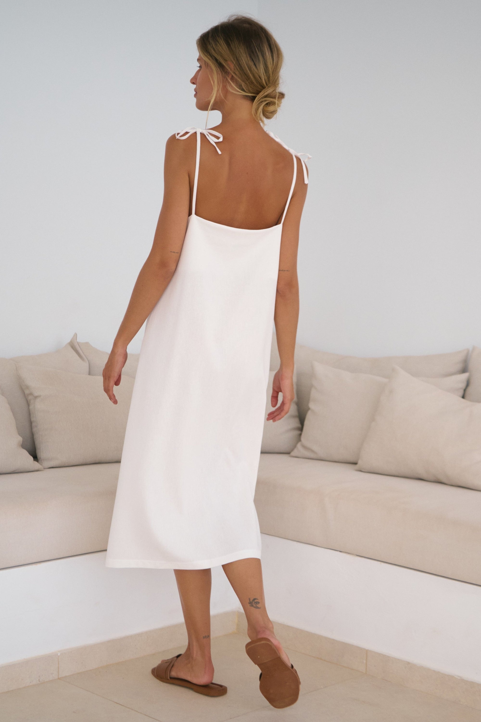 VESTIDO OCÉANO - OFF WHITE