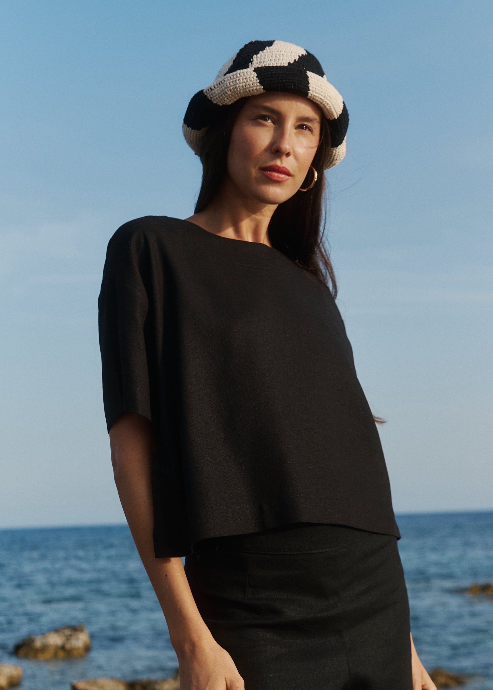 TOP SIXTO - BLACK