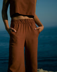 PANTALÓN DALÍ - DARK BROWN