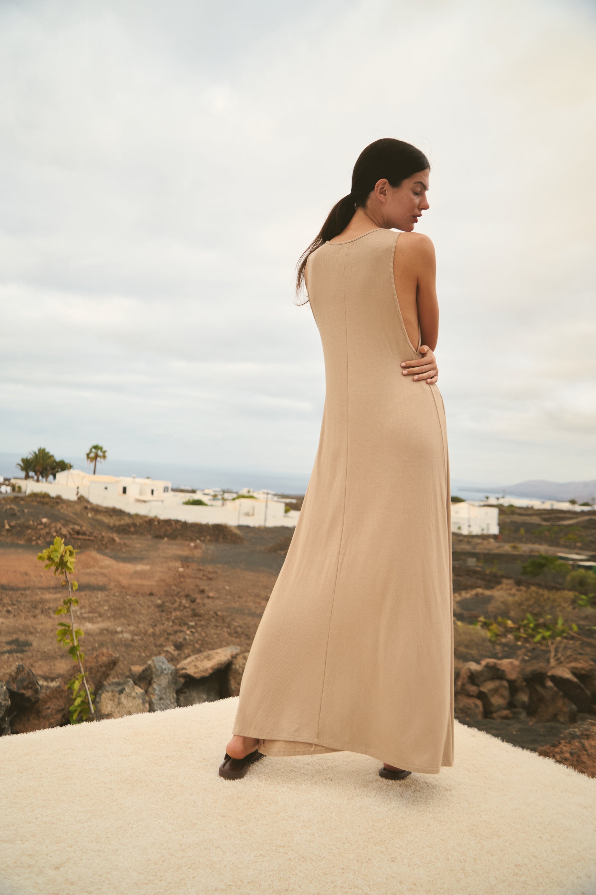 VESTIDO MAREA - CAMEL