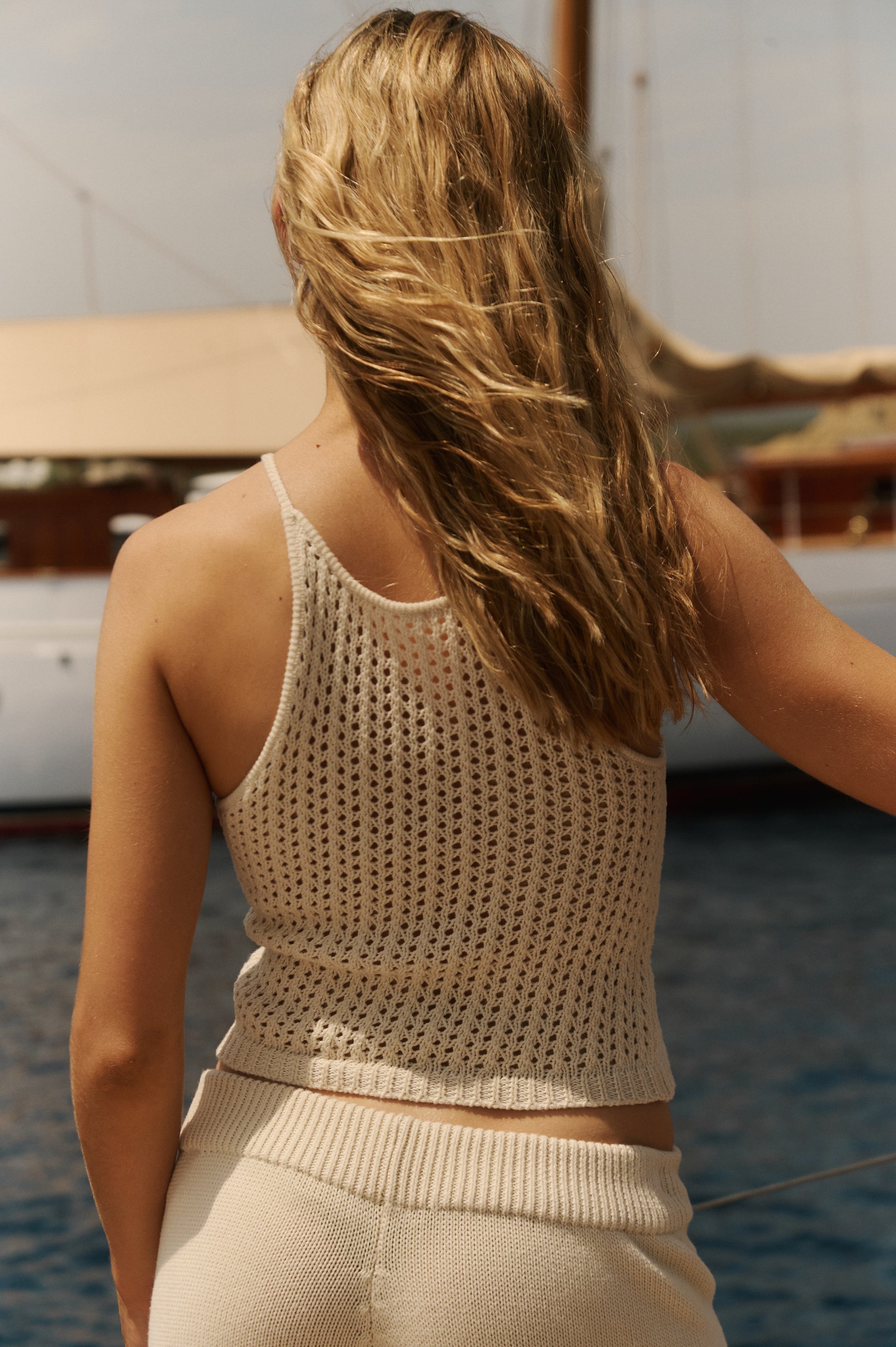 TOP DIAMANTE - OFF WHITE