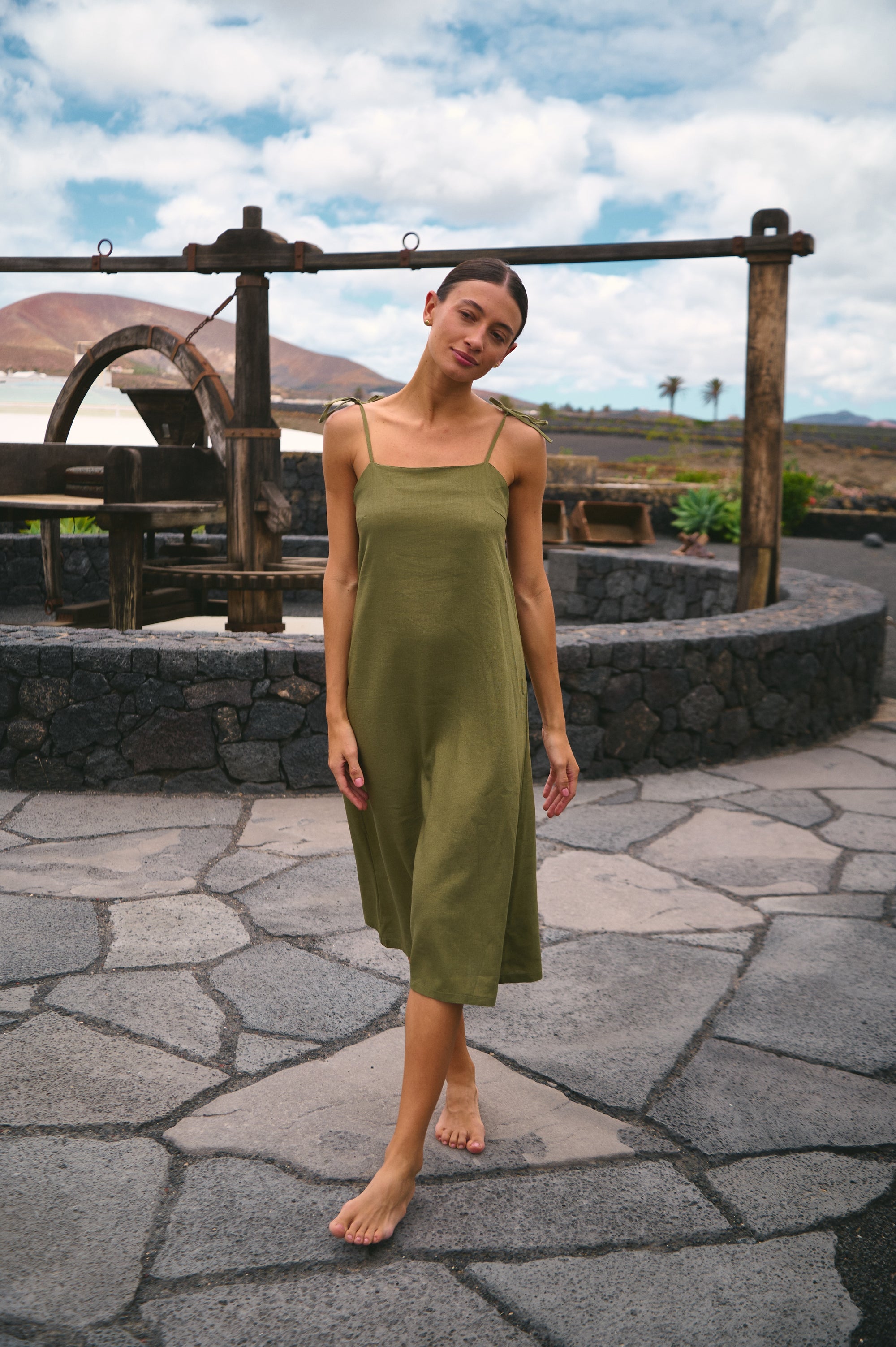 VESTIDO OCÉANO - GREEN