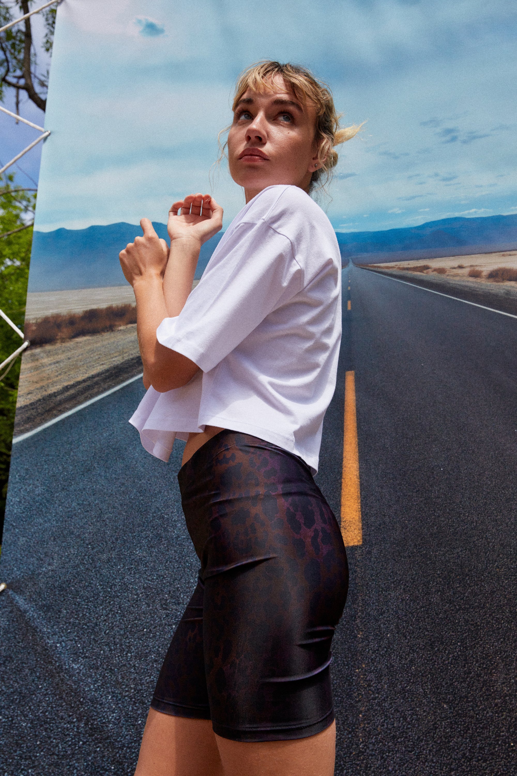 BIKER LEGGINGS - OASIS