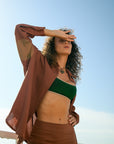CAMISA MALLORCA - DARK BROWN
