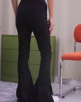 NICKY PLAIN TROUSERS - BLACK