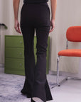 NICKY PLAIN TROUSERS - BLACK