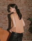 SUN TANK TOP - CAMEL