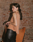 SUN TANK TOP - CAMEL