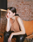SUN TANK TOP - CAMEL