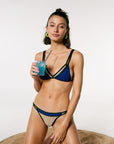BIKINI CANNES - BLUE & GOLD